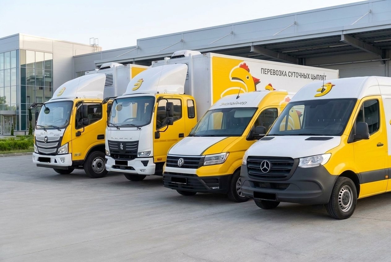 Автопарк Эколайнер: Foton, КамАЗ, Volkswagen и Mercedes-Benz